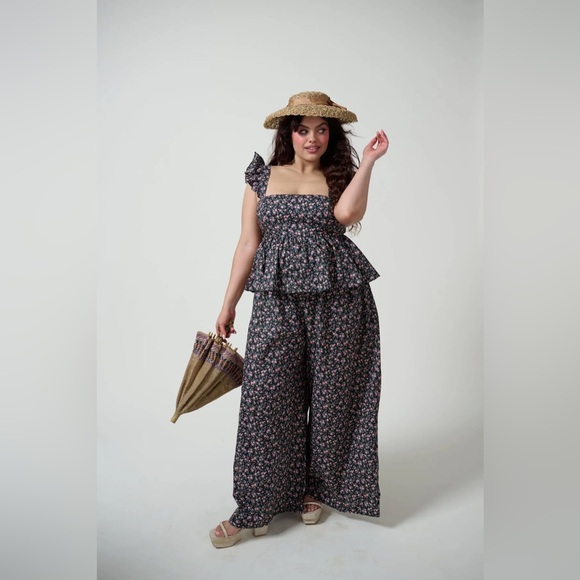 Selkie Pants - Selkie The Garden Song Weekender Jumpsuit - Size 2X